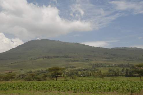 Landschaft im Kerio Valley, welches Teil des ostafrikanischen Rift-Valleys ist (hinter dem Naivasha-See Richtung Nakuru).