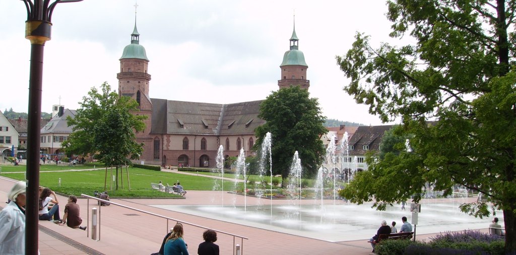 Fountains near Freudenstadt Town Church
