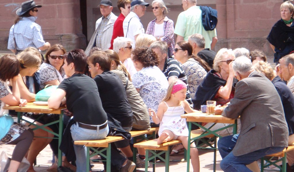 Abschließender Blick auf einige Gäste unseres Vereinsstands.