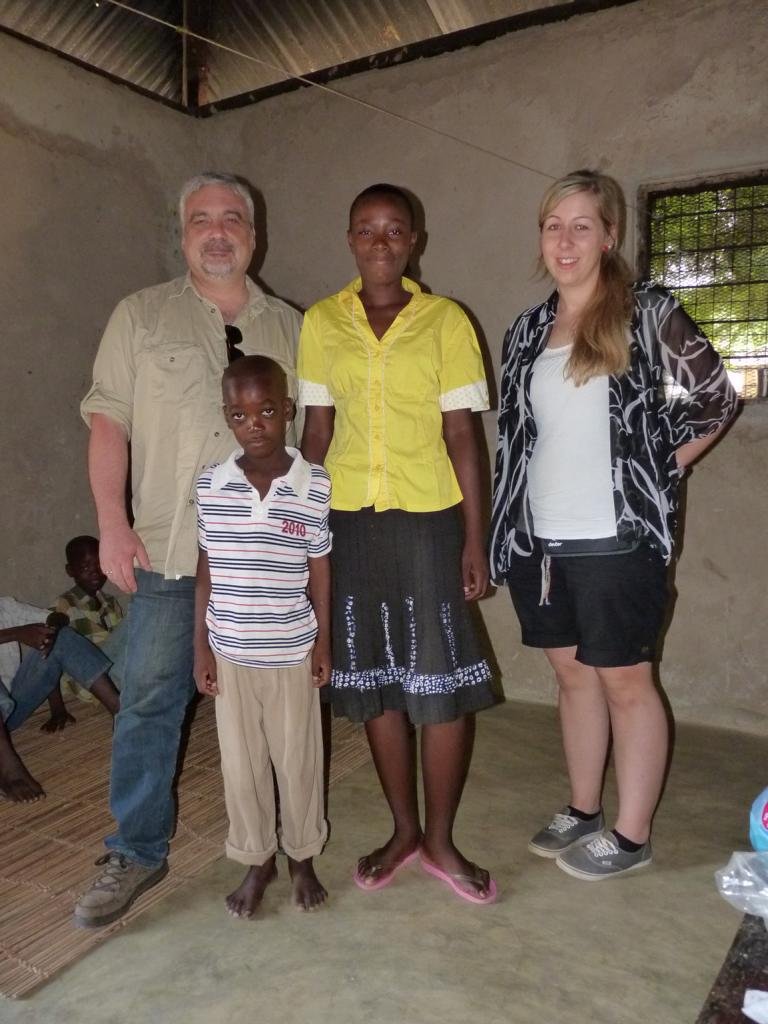 Visiting supported family in Idzowe / Kenia.