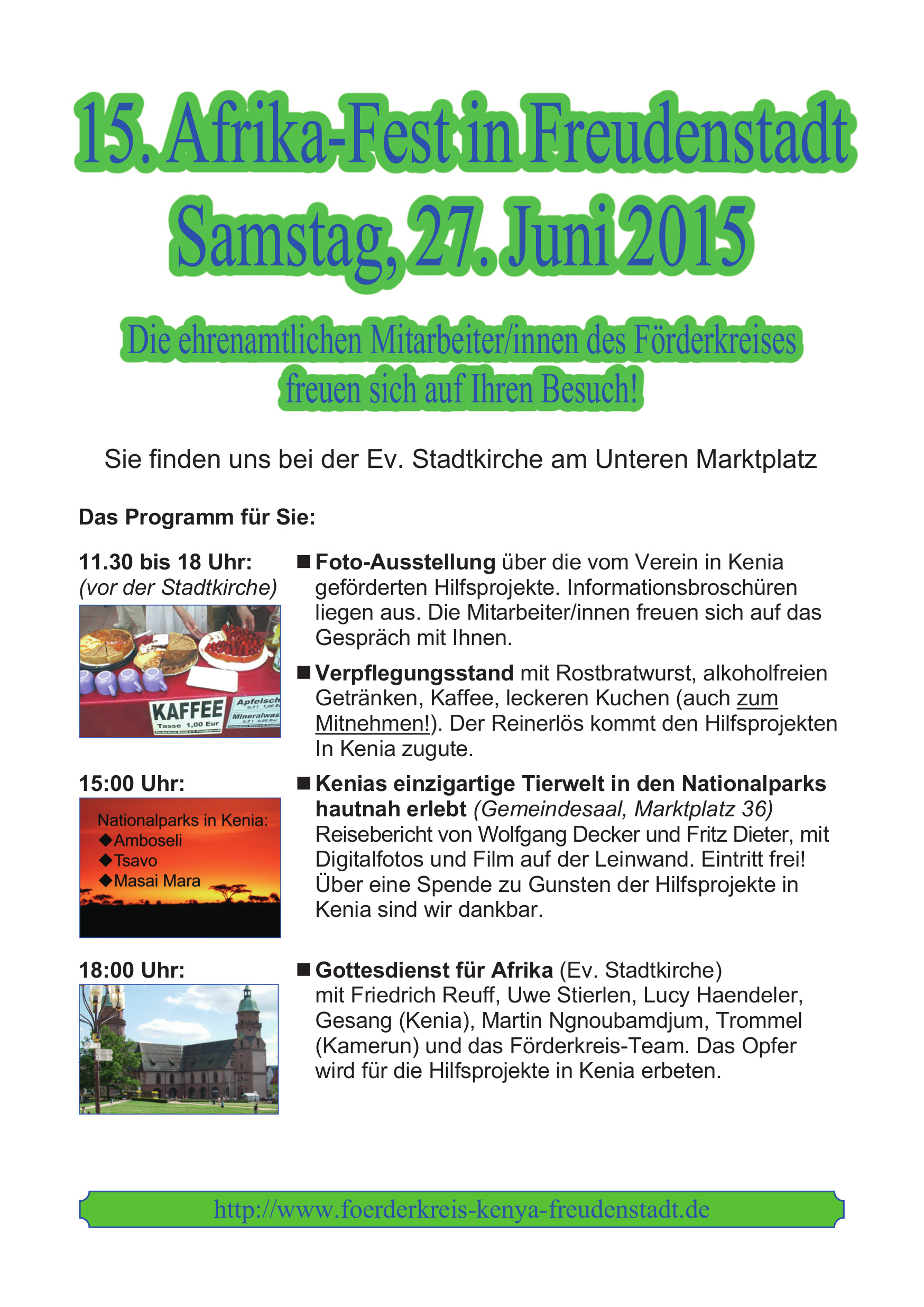 Our contribution to the Freudenstadt Africa Fest 2015