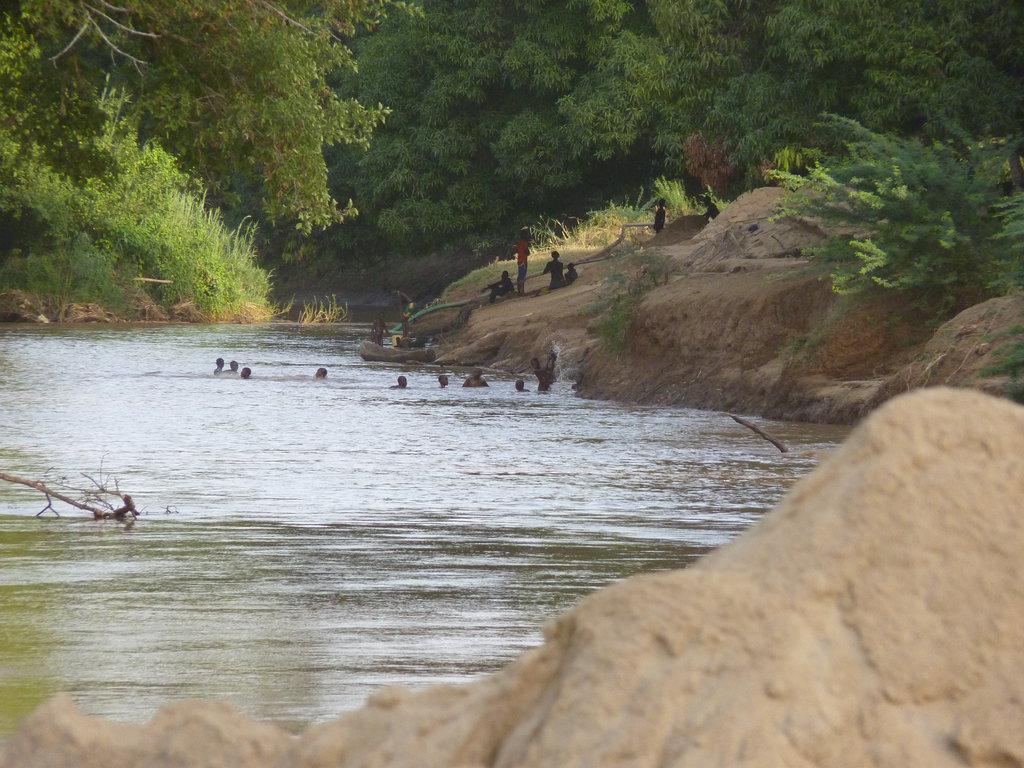 Impressionen vom Tana-River nahe Hola, Kenya, Bild 2/4.