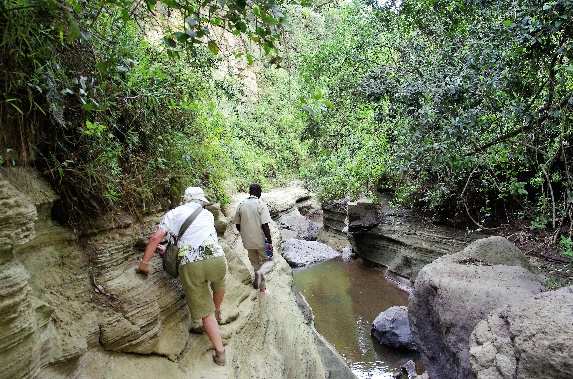 Durch Schlucht im Hell's Gate National Park.