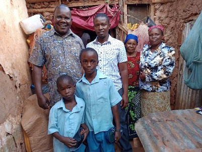 Visit with pastor to an AIDS orphan family.