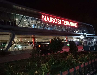 Train station in Nairobi.