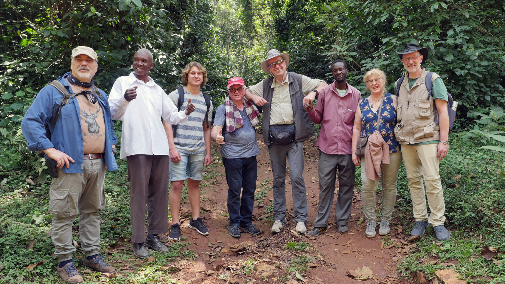 Reisegruppe des Vereins in Kenia. Foto: Uwe Ade.