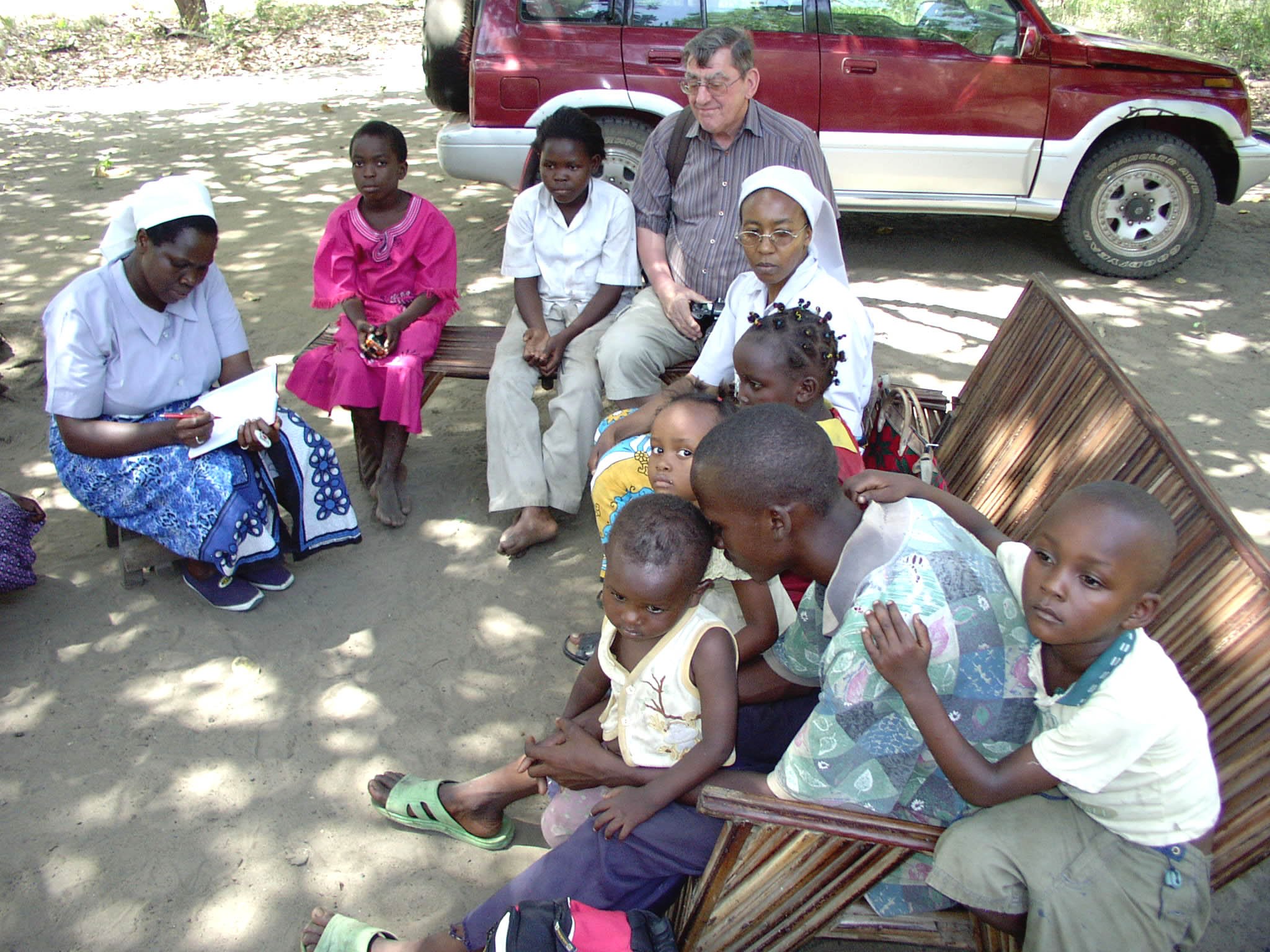 Visit to the Aids orphan project in Baharini, Kenya.